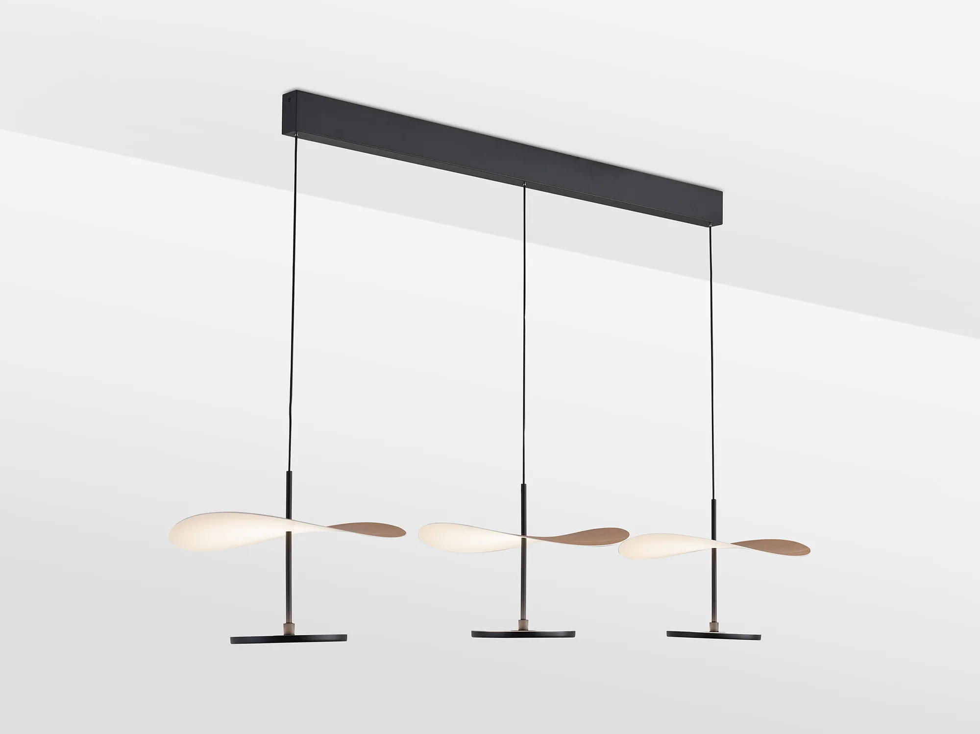 Abisal Beech Wood Ceiling Lights Mantra Linear Fittings